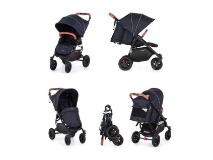 VALCO BABY Kočárek sportovní Snap 4 Sport Flat Matte LTD Edition Deep Blue, ekokůže