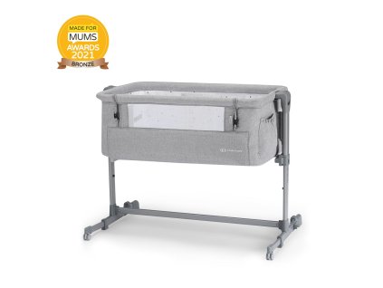KINDERKRAFT Postýlka dětská polohovatelná Neste Up Grey Light Melange