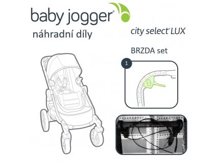 BabyJogger BRZDA set CITY SELECT LUX