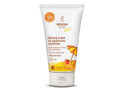 WELEDA Dětský krém na opalování SPF50 sensitive 50 ml