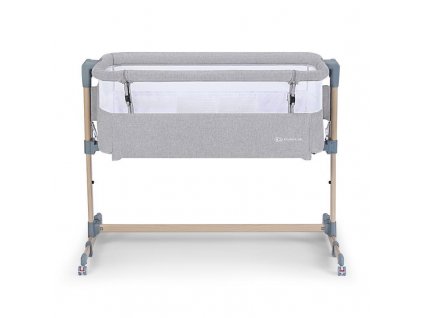 KINDERKRAFT SELECT Postýlka dětská polohovatelná Neste Air Grey Wood, Premium