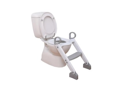 DREAMBABY Stupínek k WC šedo/bílá