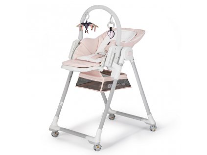 KINDERKRAFT Židlička jídelní Lastree Pink, Premium