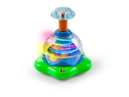 BRIGHT STARTS Hračka hudební svítící Press&Glow Spinner 6m+