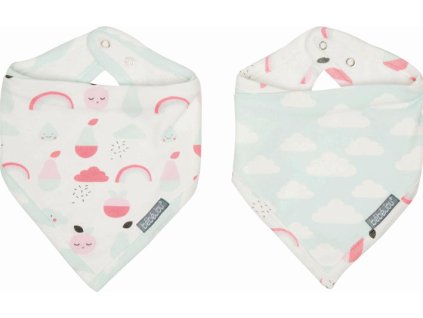 Bebe-Jou Bandana slintáček Bébé-jou Blush Baby 2ks