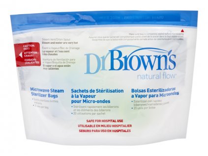 DR.BROWN'S Kapsy na sterilizaci v mikrovlnné troubě 5 ks