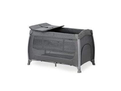 Hauck Cestovní postýlka s pultem Play n Relax Center, melange charcoal