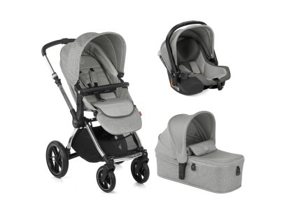 JANÉ Kočárek kombinovaný Kawai + Micro + Koos i-size R1 Dim Grey