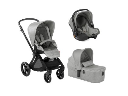 JANÉ Kočárek kombinovaný Muum + Micro + Koos i-size R1 Dim Grey