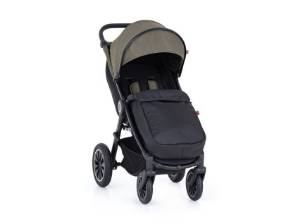PETITE&MARS Kočárek sportovní Street+ Air Black Mature Olive Complete