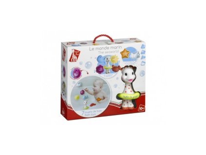 Vulli Sada hraček do vody žirafa Sophie (Barva modrá)