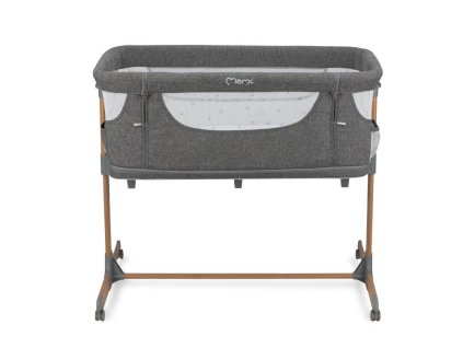 Postýlka MoMi SMART BED 4v1 šedá
