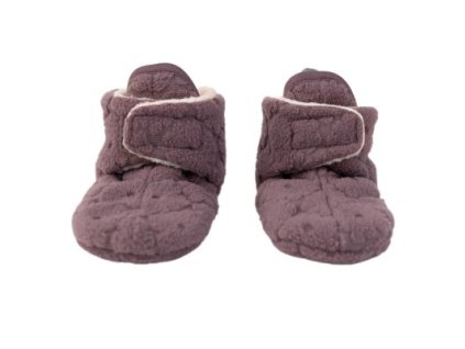 LODGER Slipper Folklore Fleece Mauve 3 - 6 měsíců