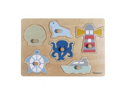 KINDSGUT Vkládací puzzle Oceán