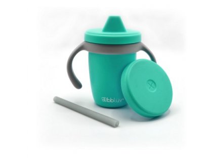 BBLÜV Küp Sippy Cup Silikonový hrneček Aqua