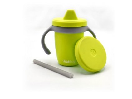 BBLÜV Küp Sippy Cup Silikonový hrneček Lime