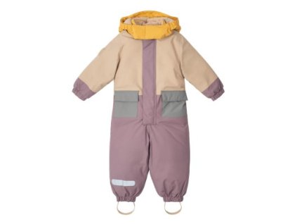 LEOKID Zimní kombinéza Color Block Aster Sand vel. 18 - 24 měsíců (vel. 86)