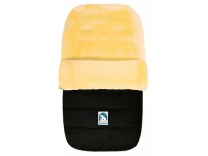 EISBÄRCHEN fusak kožešinový černý
