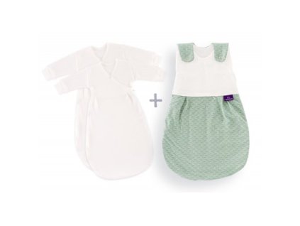 TRÄUMELAND Spací pytel 3 dílný set Liebmich Fische mint 50/56