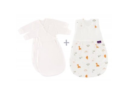 TRÄUMELAND Spací pytel 3 dílný set Liebmich Dinolino 56/62