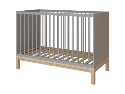 26430 1 detska postylka 60x120cm faktum loop grey oak
