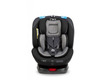 Autosedačka MoMi TORDI otočná 360 černá