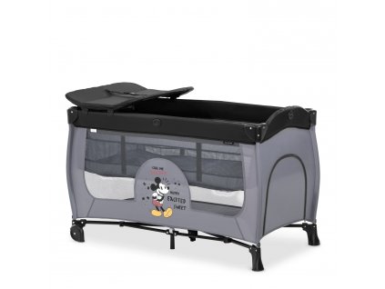 Hauck Cestovní postýlka s pultem Sleep N Play Center Mickey Mouse Grey ¨