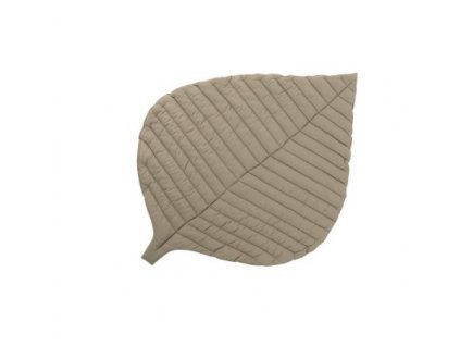 TODDLEKIND Organic Leaf Mat Hrací deka Tan