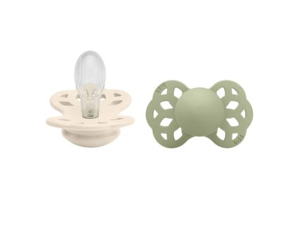 BIBS Infinity symetricke cumliky zo silikonu 2 ks velkost 2 275102 5713795246533 Ivory Sage