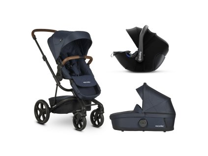 EASYWALKER Kočárek kombinovaný Harvey3 Premium 3v1 Sapphire Blue