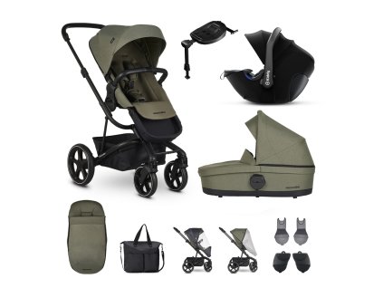 EASYWALKER Set 4XL kočárek kombinovaný Harvey3 Sage Green s příslušenstvím