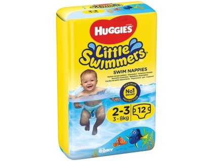 HUGGIES® Little Swimmers Pleny do vody jednorázové 2-3 (3-8 kg) 12 ks