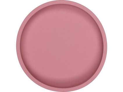 tryco silikonovy talirek kulaty dusty rose