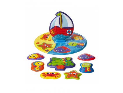 PLAYGRO Puzzle plovoucí do vany