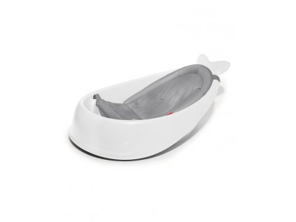 SKIP HOP Vanička s ergonomickou podložkou Moby 3 fázová bílá