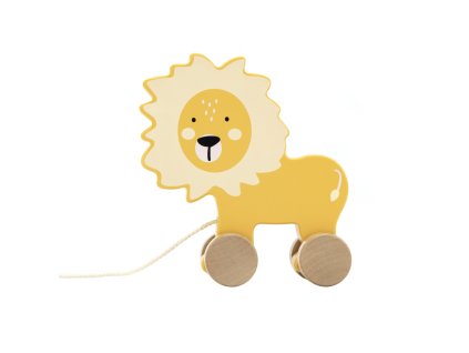 tryco dreveny tahaci lvicek na snure