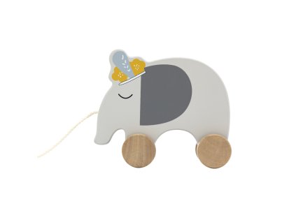 tryco dreveny tahaci slon na snure