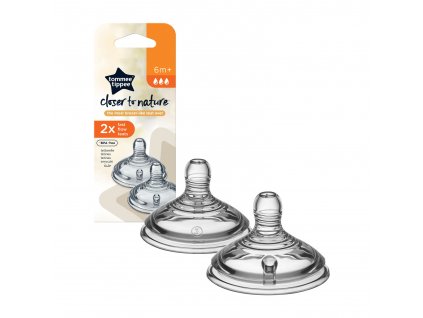 Savička na lahev 6M+,  ANTI-COLIC,  střední průtok