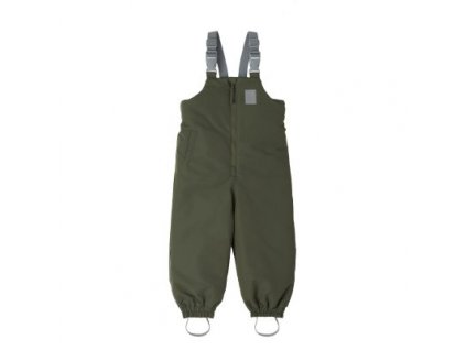 LEOKID Zimní kalhoty Color Block Green Scape vel. 9 - 12 měsíců (vel. 74)