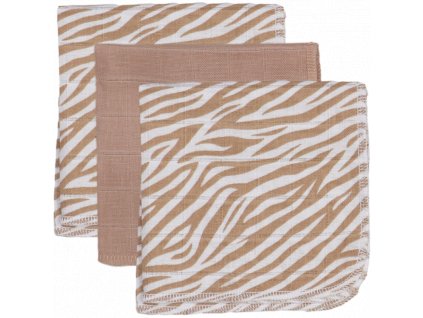 tryco muselinova zinka na oblicej 3ks zebra