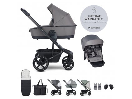 EASYWALKER Kočárek kombinovaný Harvey⁵ Pebble Grey XXL RWS