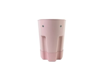 SHNUGGLE Ellie Úložný košík na hračky do vany Blush Pink