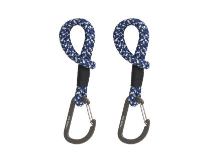 LÄSSIG Casual Stroller Hooks Cord 2024 black/blue/vanilla