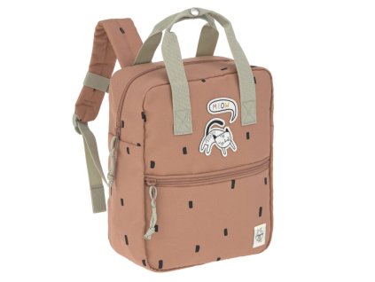 LÄSSIG Mini Square Backpack Happy Prints caramel