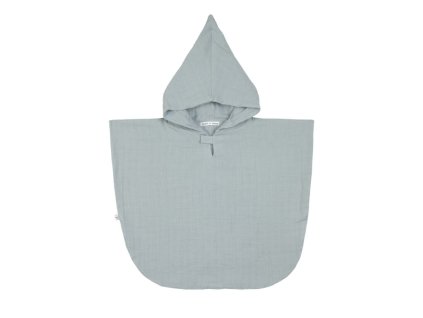 LÄSSIG Muslin Poncho 2025 powder blue