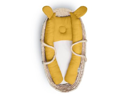 Mušelínové hnízdečko do korby (Barva Růžová)