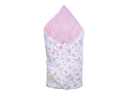 Zavinovačka Maceshka Basic Minky tisk (Varianta zvířátka s kvítky)