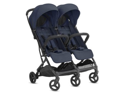 30010 modry sportovni kocarek pro dvojcata twin sketch navy