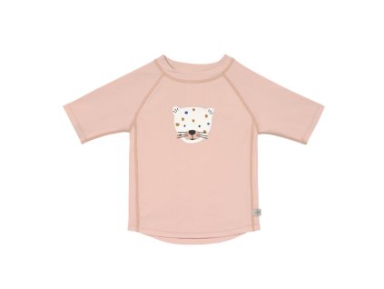 LÄSSIG Short Sleeve Rashguard 2024 leopard pink 07-12 mon.