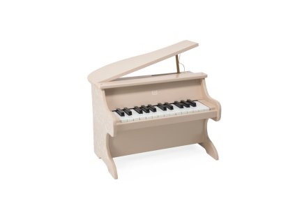 label label drevene piano pink